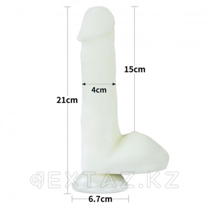 Қараңғыда жарқыраған Lumino Play dildo ұсынылды(15 * 4 см) от sex shop Extaz фото 3