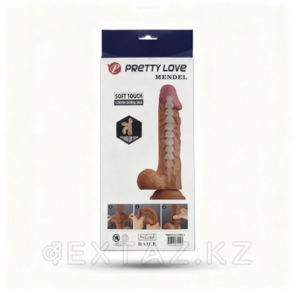 Sliding Skin шынайы dildo ұсынылды (24 см) от sex shop Extaz фото 6