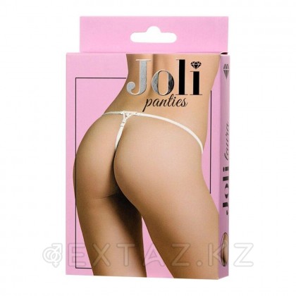 Джоли Лаура ринстондары бар Трусики, ақ, ОС от sex shop Extaz фото 5