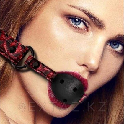 BALL gag допты гаг (қызыл) от sex shop Extaz фото 3