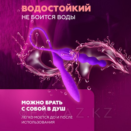 Қашықтан басқару пульті бар Adrien Lastic 2x Қос вибраторы от sex shop Extaz фото 11