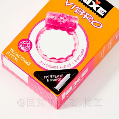 Luxe Vibro діріл сақинасы Техас бүршігі (+ презерватив) от sex shop Extaz фото 6