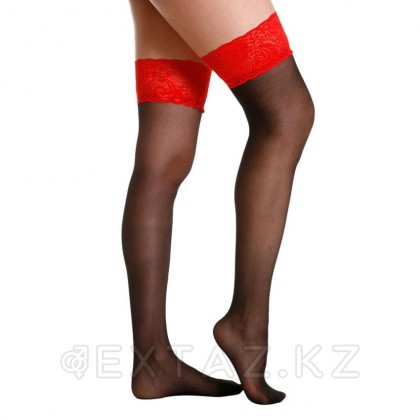 Чулки Beileisi с кружевной манжетой (XS-L) от sex shop Extaz фото 5