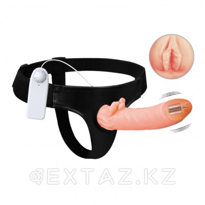 Страпон-фаллопротез с вибрацией от sex shop Extaz фото 2