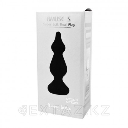 Анальная пробка Amuse (S) черная - extaz.kz фото 4 Amuse (s) анальды тығын қара от sex shop Extaz фото 4