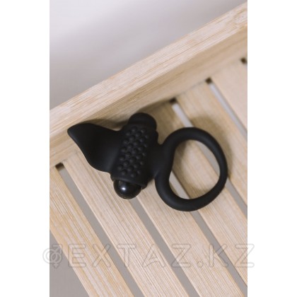 Adrien lastic ұсынған қара Lingus эрекциялық діріл сақинасы от sex shop Extaz фото 5