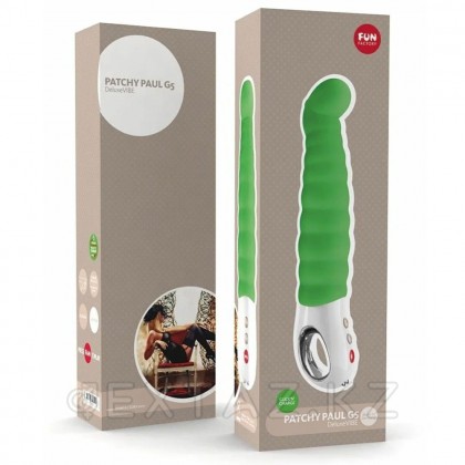 Көңілді фабриканың патчи Пол вибраторы жасыл от sex shop Extaz фото 3