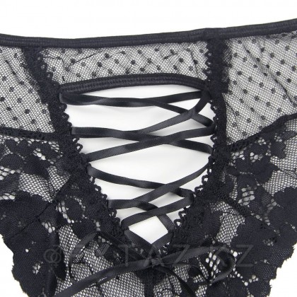 Трусики на высокой посадке Lace Strappy (размер 4XL) от sex shop Extaz фото 8