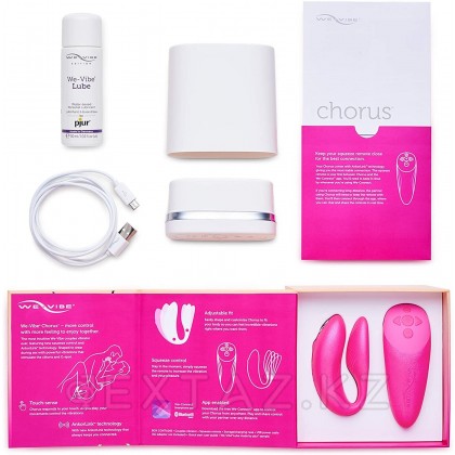 We-VIBE Chorus жұп вибраторы (қызғылт-космикалық) от sex shop Extaz фото 2