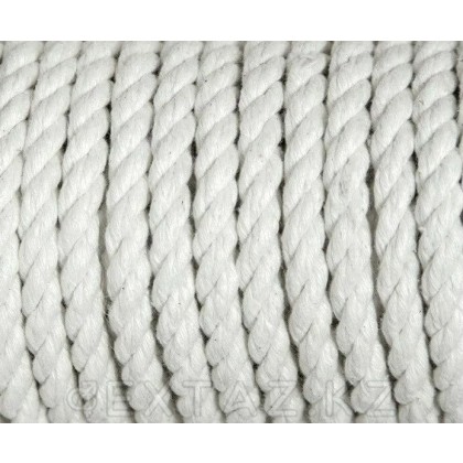 Хлопковая веревка для шибари, на катушке, белая, 10 м - extaz.kz фото 3 Шибариге арналған мақта арқан, катушкада, ақ, 10 м от sex shop Extaz фото 3