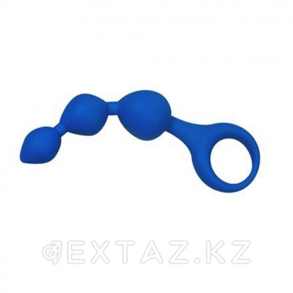Анальная цепочка Triball синяя от Alive - extaz.kz фото 2 Triball анальды тізбегі тірі көк от sex shop Extaz фото 2