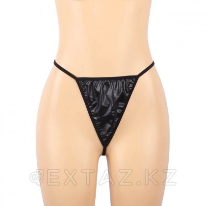 Кожаное платье с кружевной отделкой Ohyeah Sexy lace +стринги, XL - extaz.kz фото 7 Ohyeah Sexy lace шілтерлі былғары көйлек + стринги, XL от sex shop Extaz фото 7