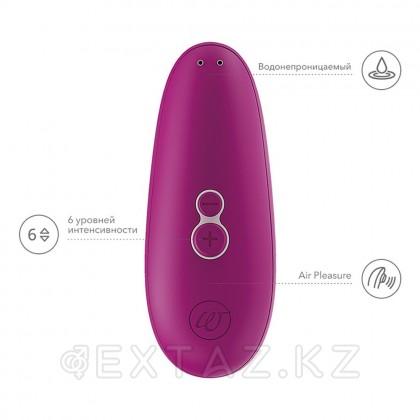 Бесконтактный клиторальный стимулятор W-Starlet 3 розовый - extaz.kz фото 6 Байланыссыз клиторлық стимулятор W - starlet 3 қызғылт от sex shop Extaz фото 6