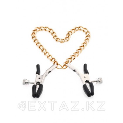 Зажимы на цепочке для сосков на цепочке OhYeah (золотистый) от sex shop Extaz