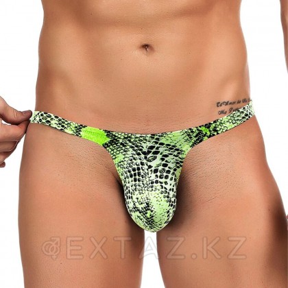 Мужские стринги Snakeskin (XL) - extaz.kz S арналған Snakeskin (XL) от sex shop Extaz