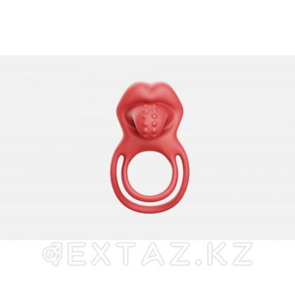 Lick it клиторлық стимуляторы бар қос эрекциялық діріл сақинасы от sex shop Extaz фото 2