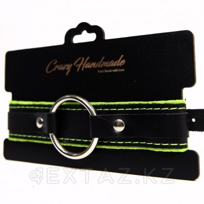 Crazy Handmade жұмсақ жасыл астары бар жаға от sex shop Extaz фото 2