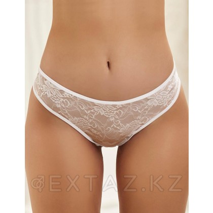 Қол жетімді шілтерлі трусиктер ақ түсті (XS-S өлшемі) от sex shop Extaz фото 3