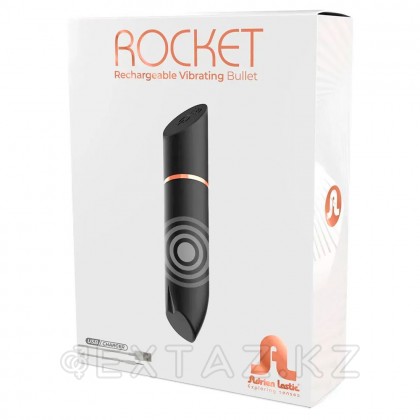 Adrien Lastic Rocket Black қайта зарядталатын вибропуласы от sex shop Extaz фото 10