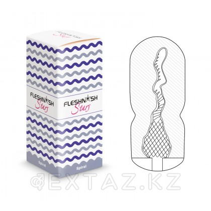 Мастурбатор Флешнаш с эффектом отсоса Spiral Touch от sex shop Extaz