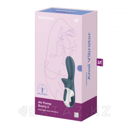 Надувной анальный вибратор Satisfyer Air Pump Booty 2 - extaz.kz фото 8 Satisfyer Air Pump Booty 2 үрлемелі анальды вибратор от sex shop Extaz фото 8