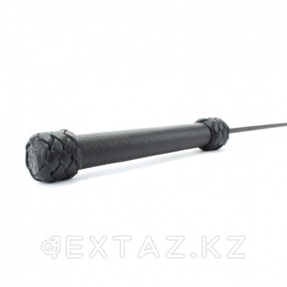 Қара былғарыдан жасалған кәсіби Стек от sex shop Extaz фото 3