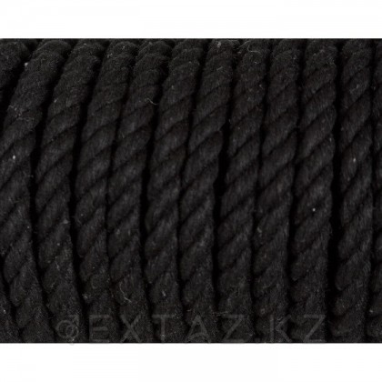 Хлопковая веревка для шибари, на катушке, черная, 5 м - extaz.kz фото 4 Шибариге арналған мақта арқан, катушкада, қара, 5 м от sex shop Extaz фото 4