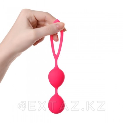 Вагинальные шарики Cosmo, розовый неон от sex shop Extaz фото 2