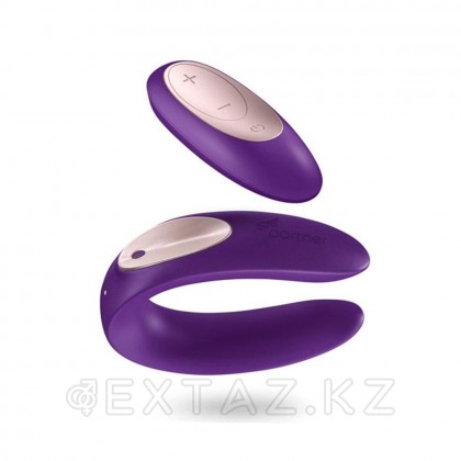 Стимулятор для пар Satisfyer Double Plus Remote - extaz.kz фото 2 Satisfyer double Plus remote жұп стимуляторы от sex shop Extaz фото 2