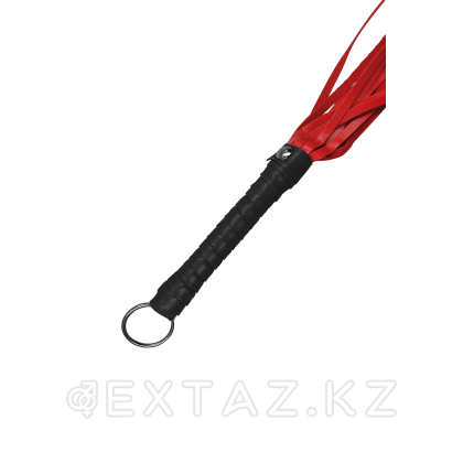 Қамшы қызыл, тұтқасы қара (30 см.) от sex shop Extaz фото 2