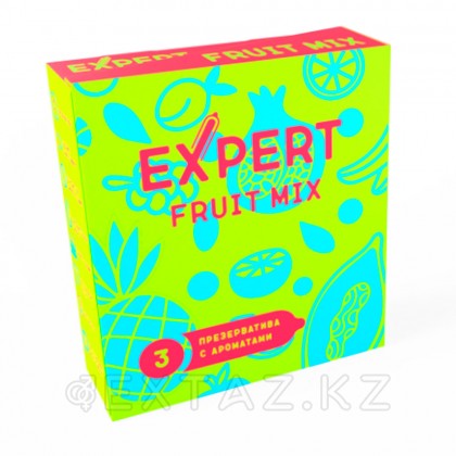 EXPERT Fruit Mix презервативтері, жеміс хош иістендірілген, 3 дана от sex shop Extaz фото 2