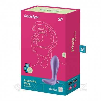 Анальный виброплаг Satisfyer Intensity Plug фиолетовый (Connect App) - extaz.kz фото 2 Анальный виброплаг Satisfyer Intensity Plug күлгін (Connect App) от sex shop Extaz фото 2