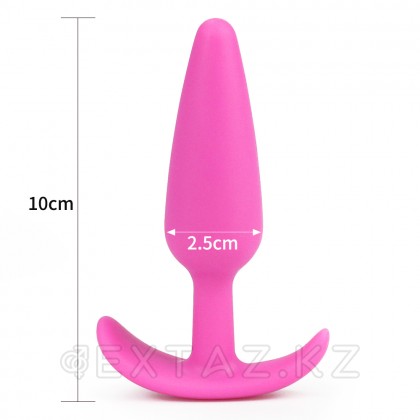 Анальный плаг Lovetoy розовый (размер S: 10*2,5) от sex shop Extaz фото 5