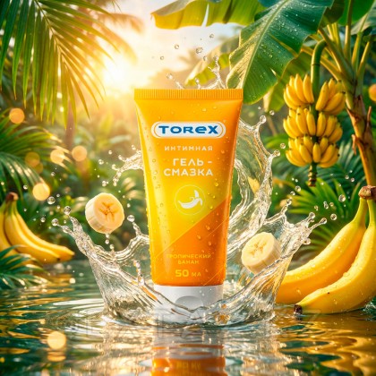 Torex гельдік майлау тропикалық банан туба 50 мл. от sex shop Extaz фото 3