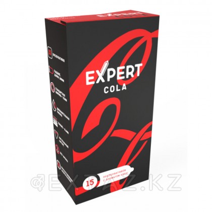 EXPERT Cola презервативтері, Кола хош иісі, 15 дана от sex shop Extaz фото 2