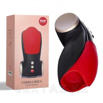 Мастурбатор ерлер Fun factory COBRA LIBRE II, қара-қызыл от sex shop Extaz фото 2