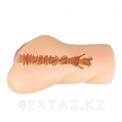 Шынайы мастурбатор түрінде Вагина Элиана, бежевый от sex shop Extaz фото 4
