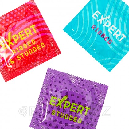 EXPERT Wild Love презервативтері, қырлы, нүктелі, қырлы-нүктелі, 15 дана от sex shop Extaz фото 4