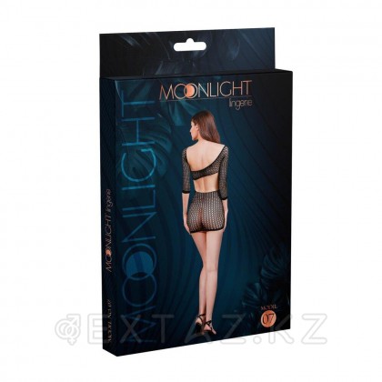 Сексуальное платье-сетка от Moonlight модель № 07 черное - extaz.kz фото 3 Сексуалды торлы көйлек Moonlight моделі № 07 қара от sex shop Extaz фото 3
