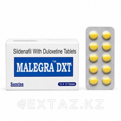 Malegra DXT эрекциясын жақсартуға және ұзартуға арналған Препарат (10 қойынды.) от sex shop Extaz
