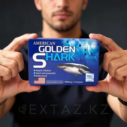 American Golden Shark ерлер қоздырғышы (10 қойынды) от sex shop Extaz фото 7