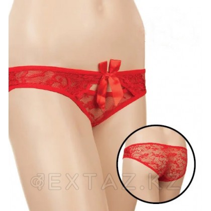 ТРУСЫ ЖЕНСКИЕ цвет красный, разм. XS/S  от sex shop Extaz