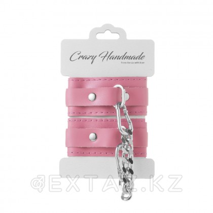 Дөңгелек қызғылт кісен, күміс от sex shop Extaz фото 2