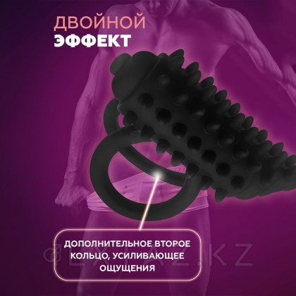 HOT ұсынған Premium Қос ынталандыратын діріл сақинасы от sex shop Extaz фото 4