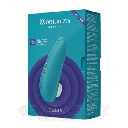 Байланыссыз клиторлық стимулятор Womanizer starlet 3 көгілдір от sex shop Extaz фото 2
