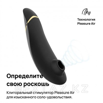Womanizer Premium 2 байланыссыз клиторальды стимулятор қара от sex shop Extaz фото 11