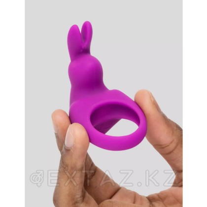 Күлгін дірілмен happy rabbit эрекциялық сақинасы (қорапта) от sex shop Extaz фото 2