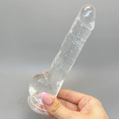 Lusty dildo ұсынылды Мөлдір тірі (18 * 3,2 см.) от sex shop Extaz фото 6