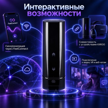 Kiiroo Onyx интерактивті ақылды мастурбатор+ от sex shop Extaz фото 12