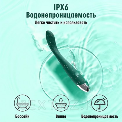 Әмбебап иілгіш діріл массажы, жасыл от sex shop Extaz фото 6